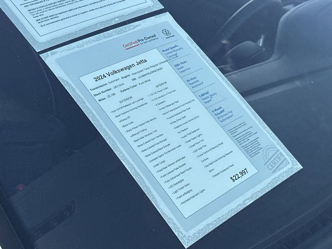 Certified 2024 Volkswagen Jetta Sport FWD image 6