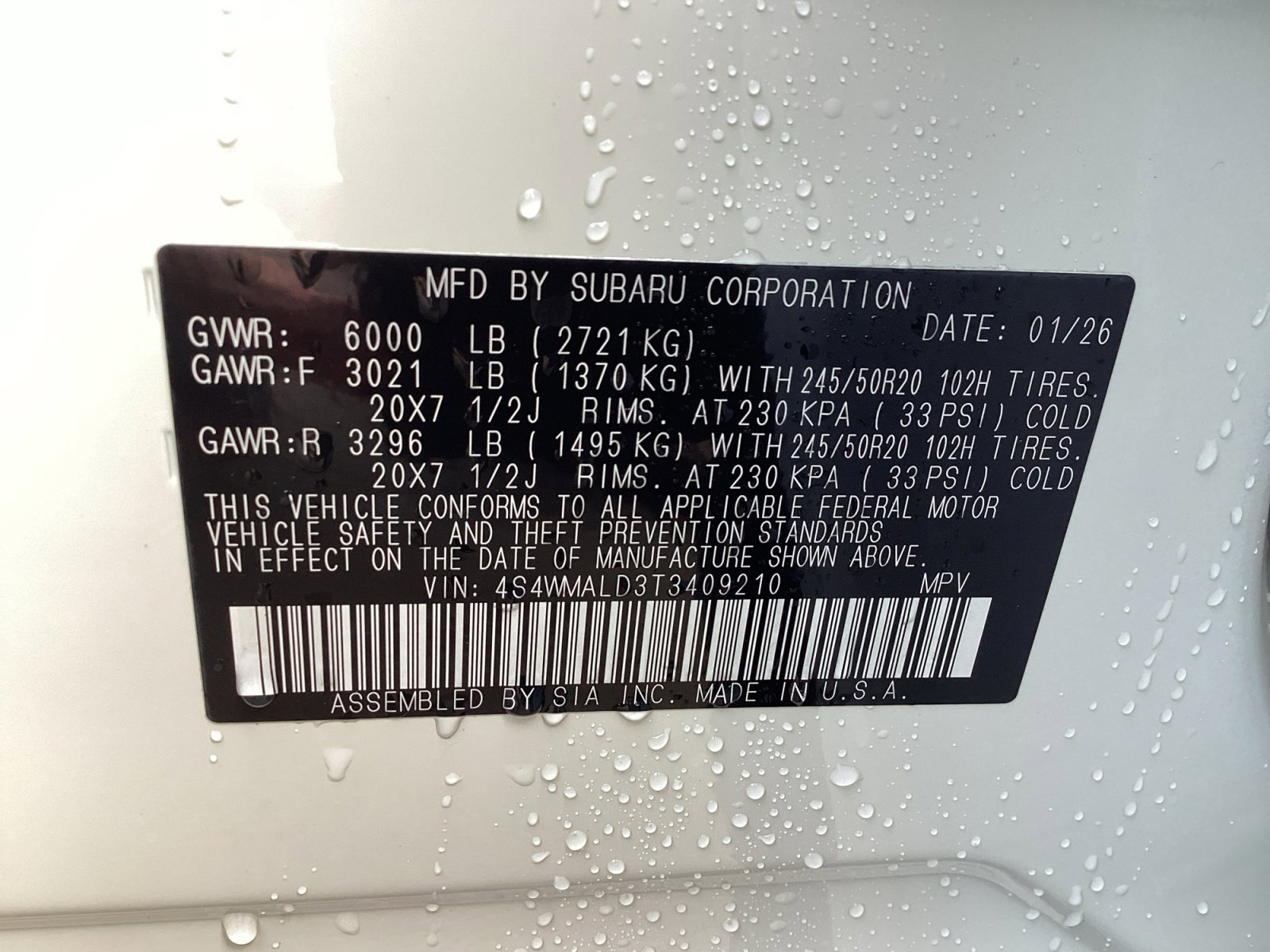 New 2026 Subaru Ascent Bronze Edition image 16