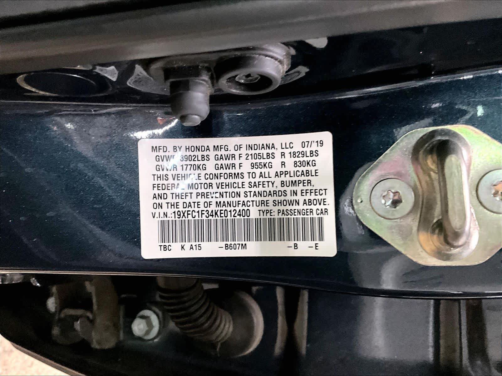 Used 2019 Honda Civic EX image 33