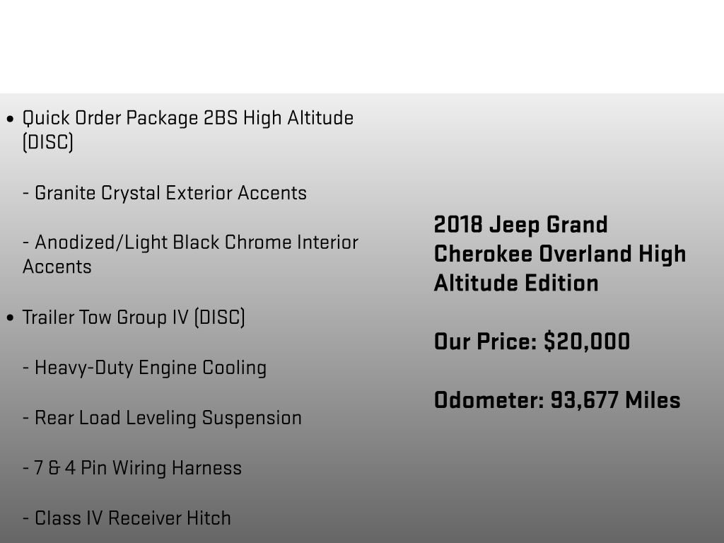 Used 2018 Jeep Grand Cherokee High Altitude AWD/4WD image 24