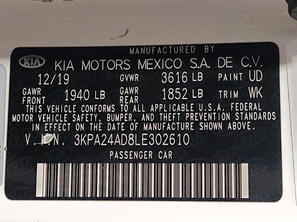 Used 2020 Kia Rio S FWD image 33