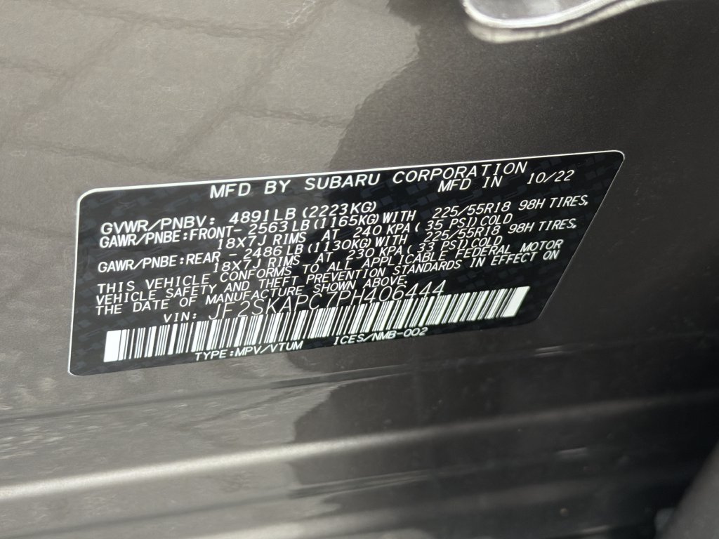 Certified 2023 Subaru Forester Limited AWD/4WD image 25