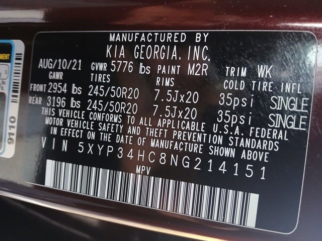 Used 2022 Kia Telluride EX w/ EX Premium Package image 18