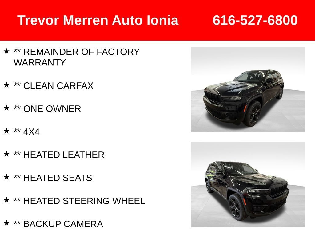 Used 2024 Jeep Grand Cherokee Altitude AWD/4WD image 8
