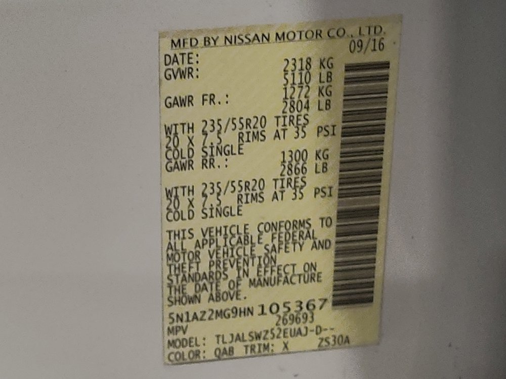 Used 2017 Nissan Murano Platinum w/ Platinum Technology Package FWD image 33