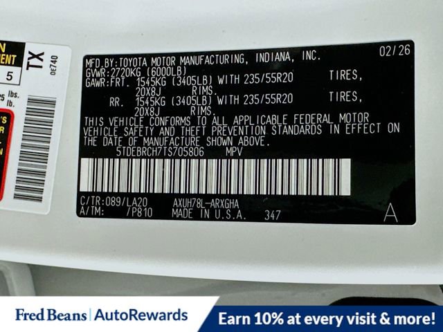 New 2026 Toyota Highlander Platinum image 11