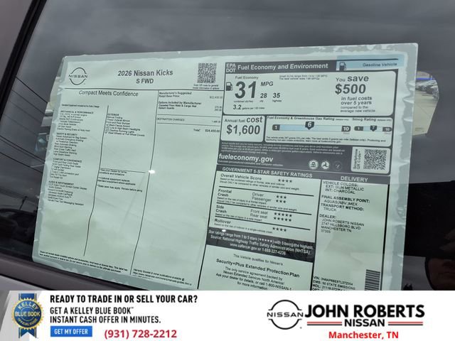 New 2026 Nissan Kicks S image 40