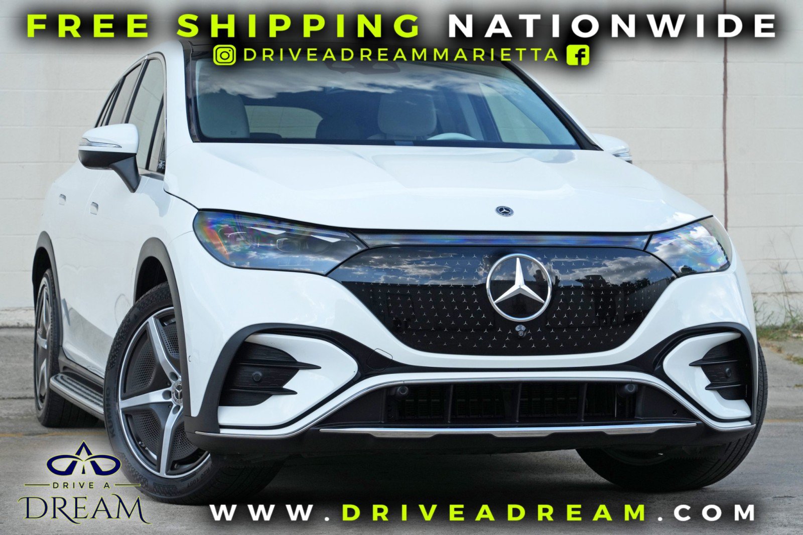 Used 2023 Mercedes-Benz EQE 500 4MATIC SUV w/ Exclusive Trim Package image 2