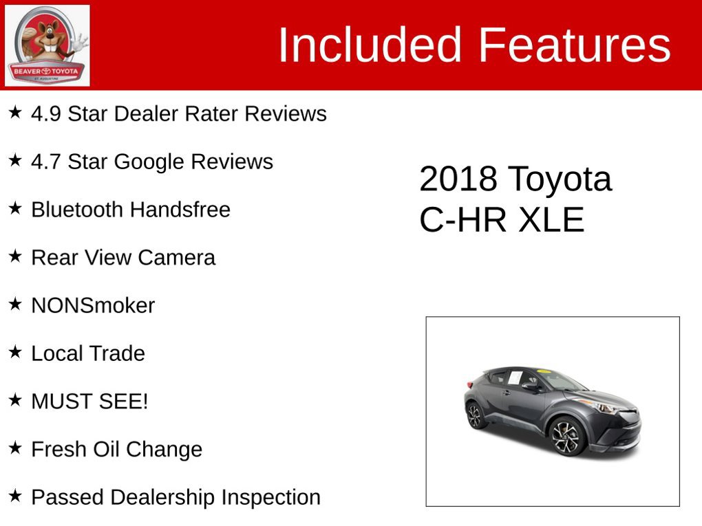 Used 2018 Toyota C-HR XLE FWD image 4