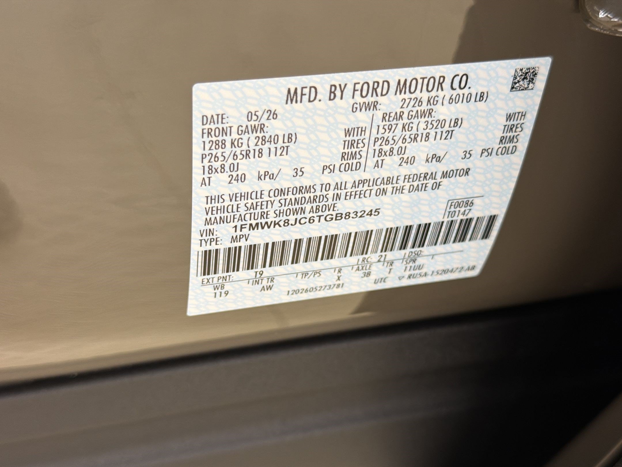 New 2026 Ford Explorer Tremor w/ Tremor Ultimate Package AWD/4WD image 24