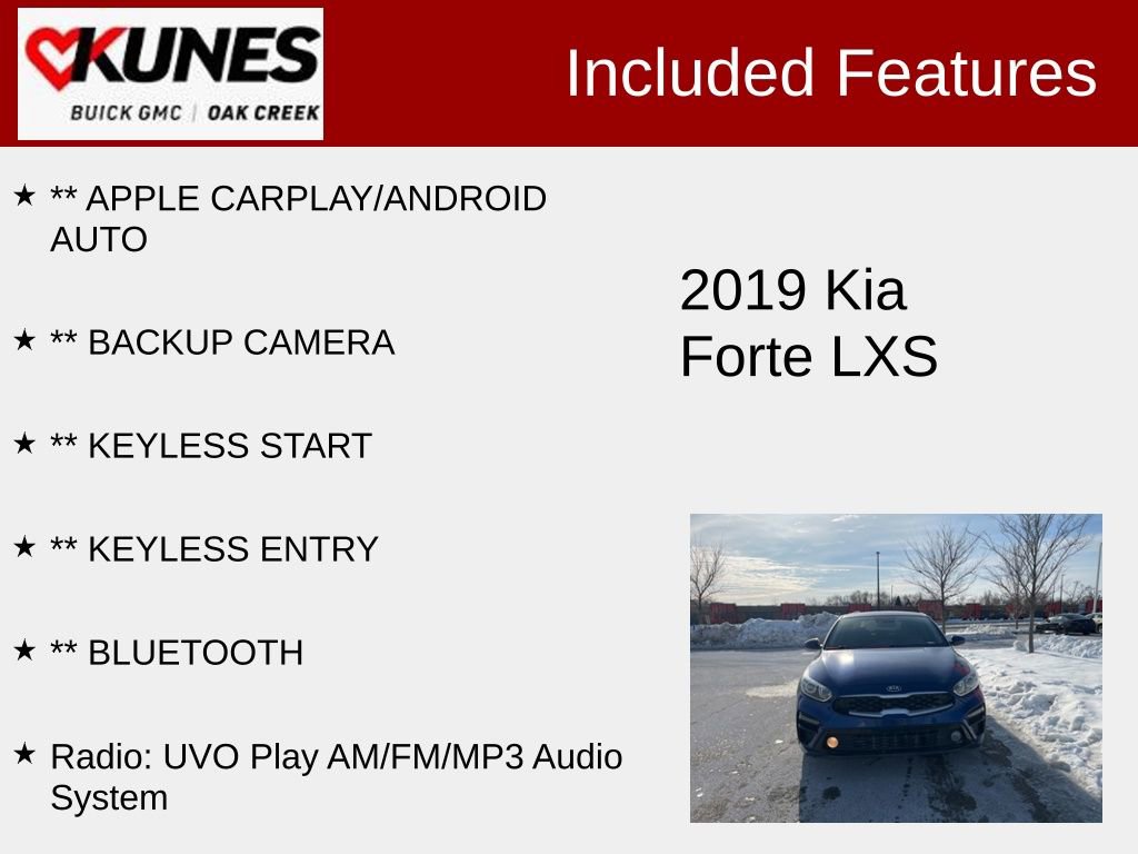 Used 2019 Kia Forte LXS image 2