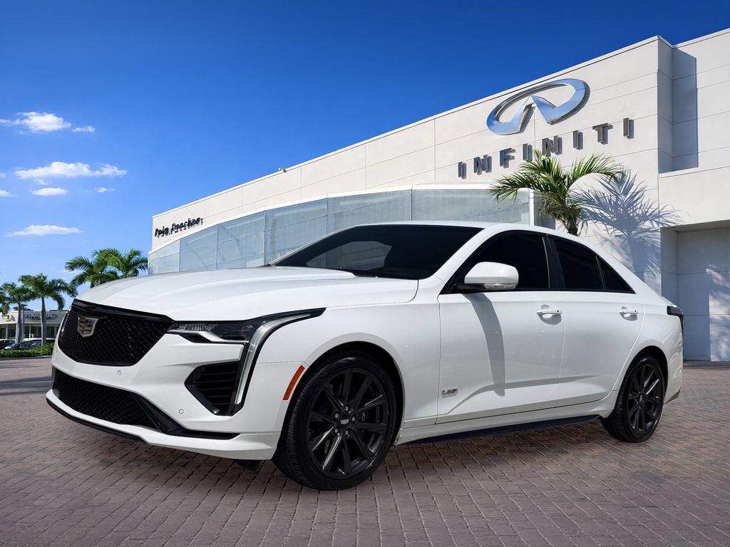 Used 2022 Cadillac CT4 V w/ Navigation Package AWD/4WD image 3