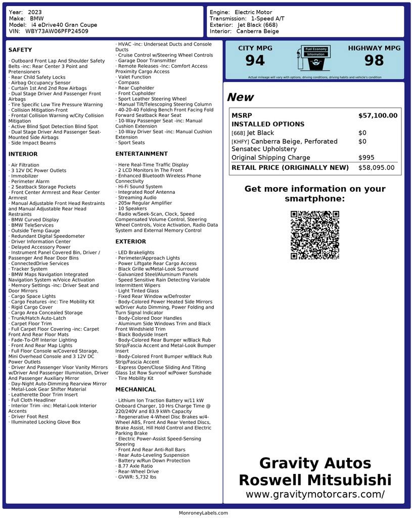 Used 2023 BMW i4 eDrive40 image 3