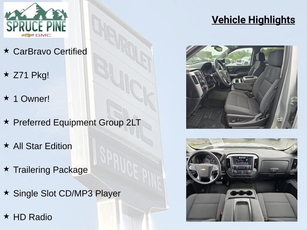 Certified 2017 Chevrolet Silverado 1500 LT w/ All Star Edition AWD/4WD image 9