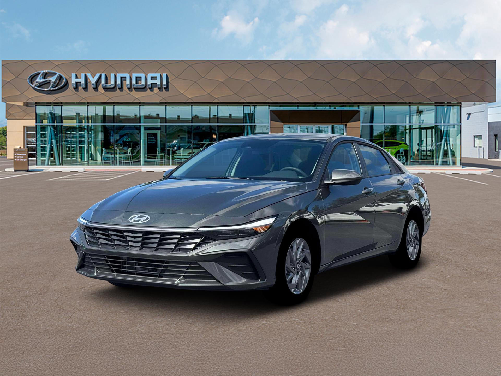 New 2026 Hyundai Elantra Blue