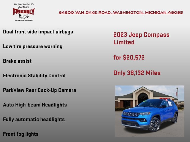 Used 2023 Jeep Compass Limited AWD/4WD image 20
