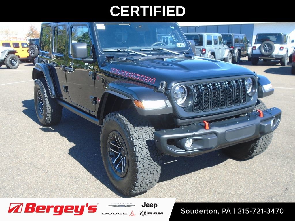 Certified 2024 Jeep Wrangler Unlimited Rubicon