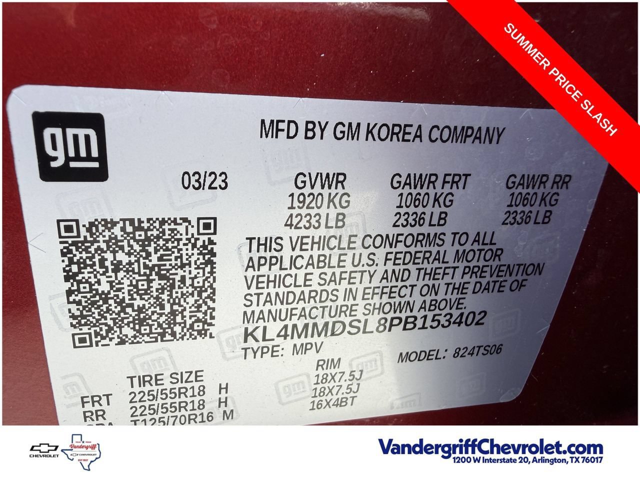 Certified 2023 Buick Encore GX Select w/ Sport Touring Package FWD image 31