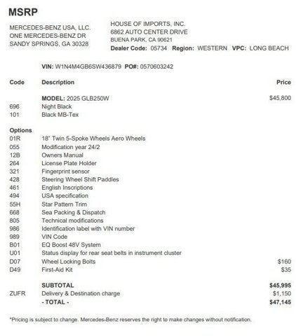 Certified 2025 Mercedes-Benz GLB 250 image 4