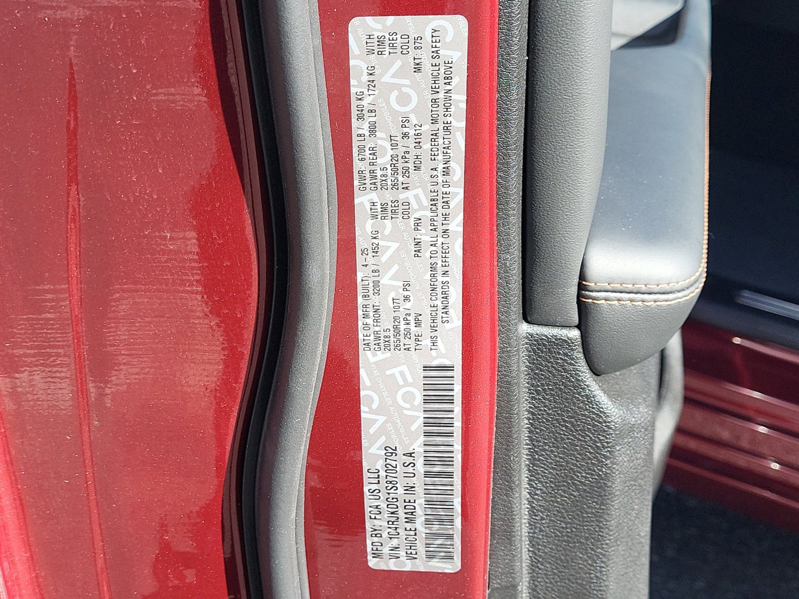 New 2025 Jeep Grand Cherokee L Overland w/ Luxury Tech Group IV image 35