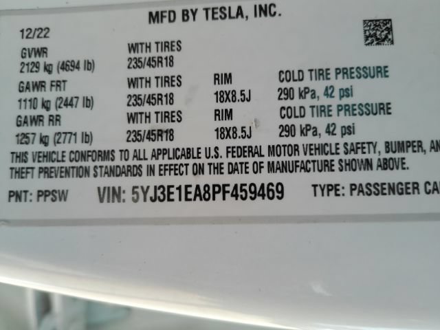 Used 2023 Tesla Model 3 Standard Range RWD image 50