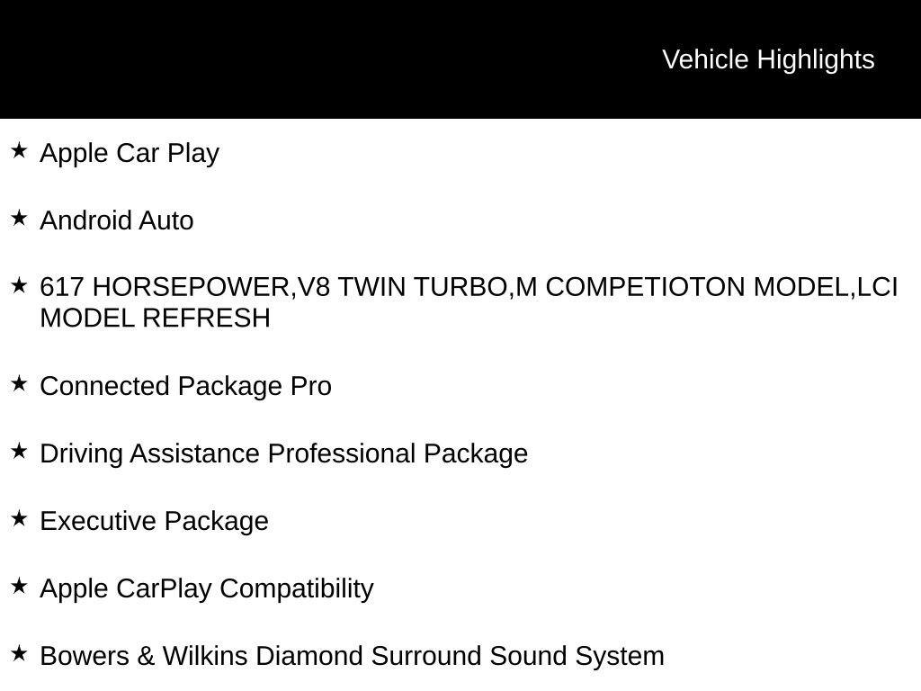 Certified 2025 BMW X5 M Competition w/ Executive Package image 5