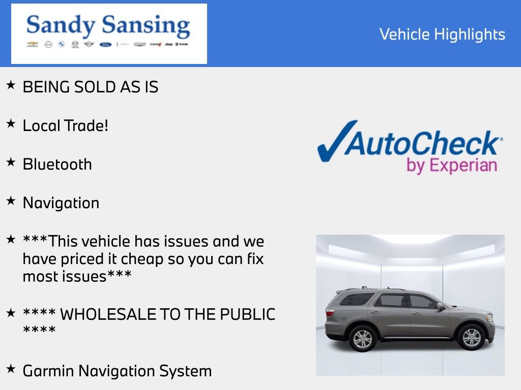 Used 2012 Dodge Durango Crew w/ Trailer Tow Group IV RWD image 8