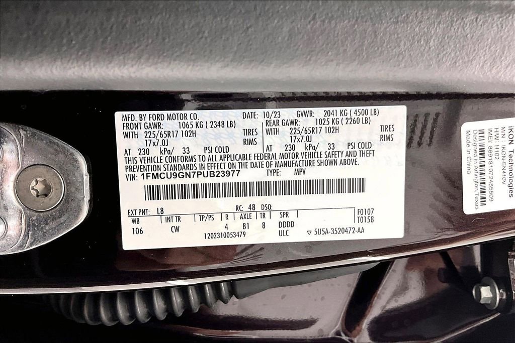 Certified 2023 Ford Escape Active w/ Tech Pack #2 image 35