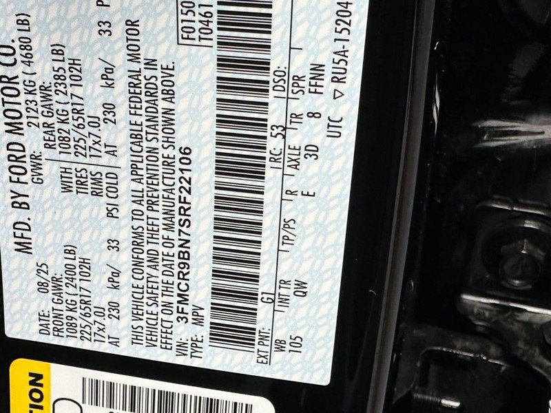 New 2025 Ford Bronco Sport Big Bend w/ Convenience Package image 15