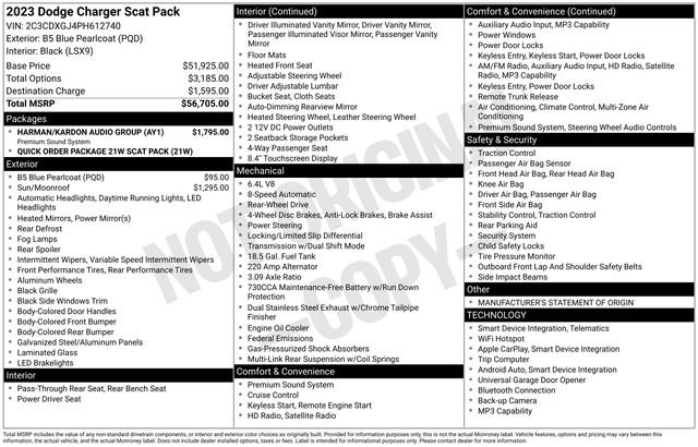 Used 2023 Dodge Charger Scat Pack w/ Harman/Kardon Audio Group image 4
