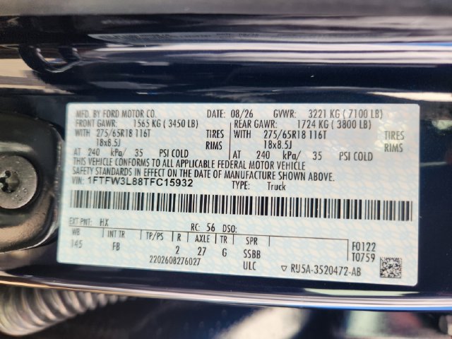 New 2026 Ford F150 XLT w/ XLT Black Appearance Package AWD/4WD image 22