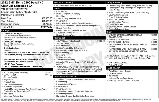 Used 2022 GMC Sierra 2500 Denali image 27