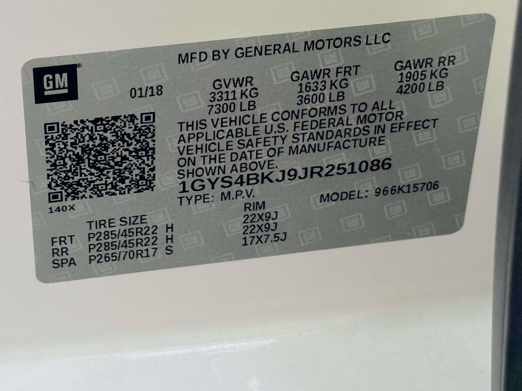 Used 2018 Cadillac Escalade Luxury AWD/4WD image 19