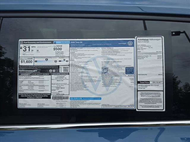 New 2026 Volkswagen Taos SE FWD image 23