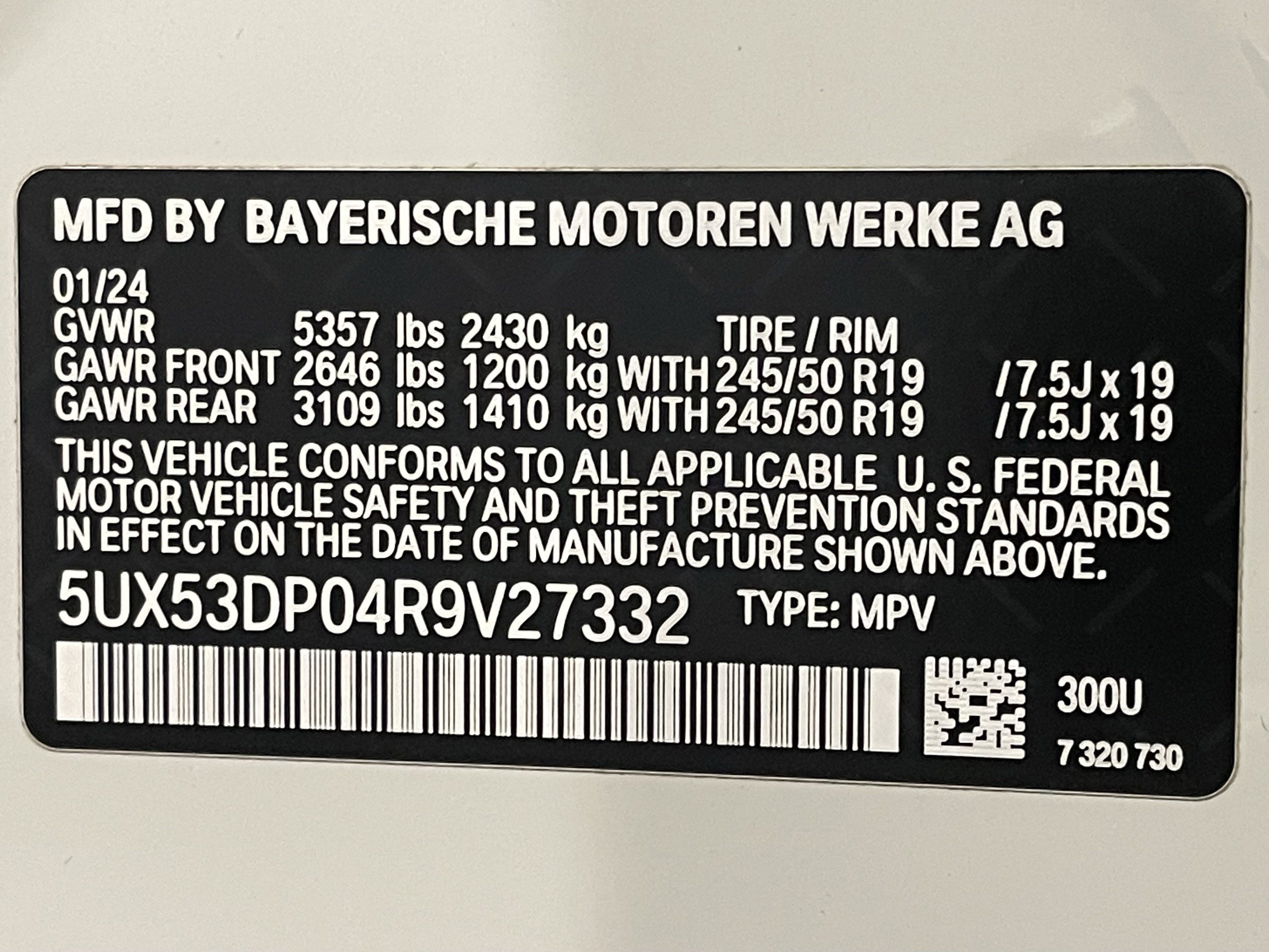 Certified 2024 BMW X3 xDrive30i w/ Premium Package image 25