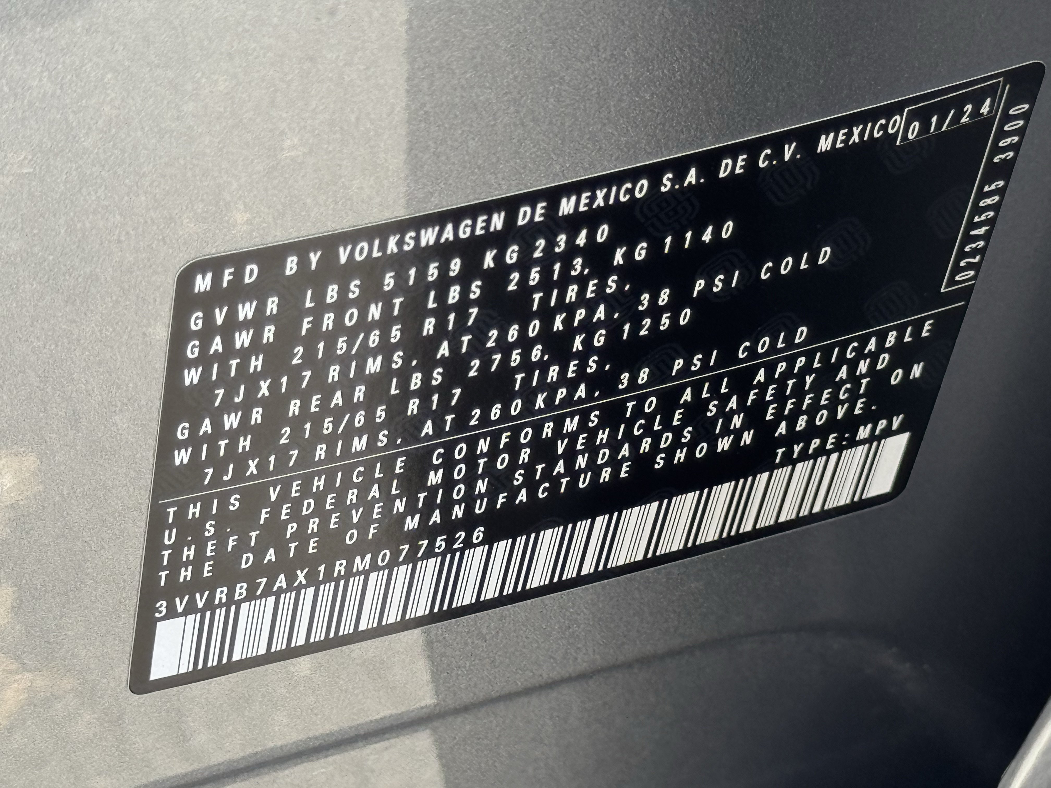 Used 2024 Volkswagen Tiguan S FWD image 37