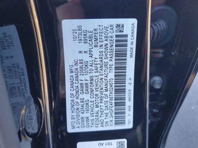 New 2026 Honda Civic Sport image 43