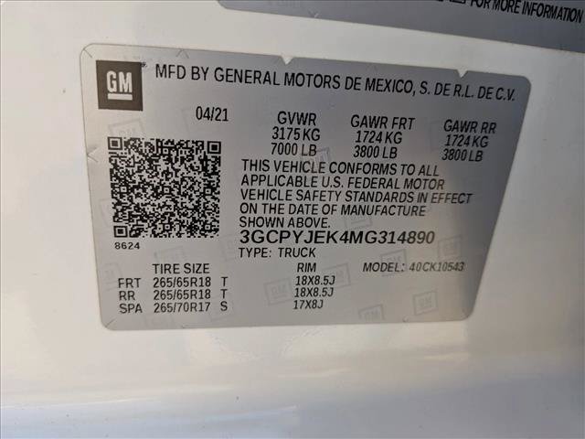 Used 2021 Chevrolet Silverado 1500 LT AWD/4WD image 30