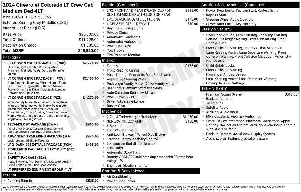Used 2024 Chevrolet Colorado LT