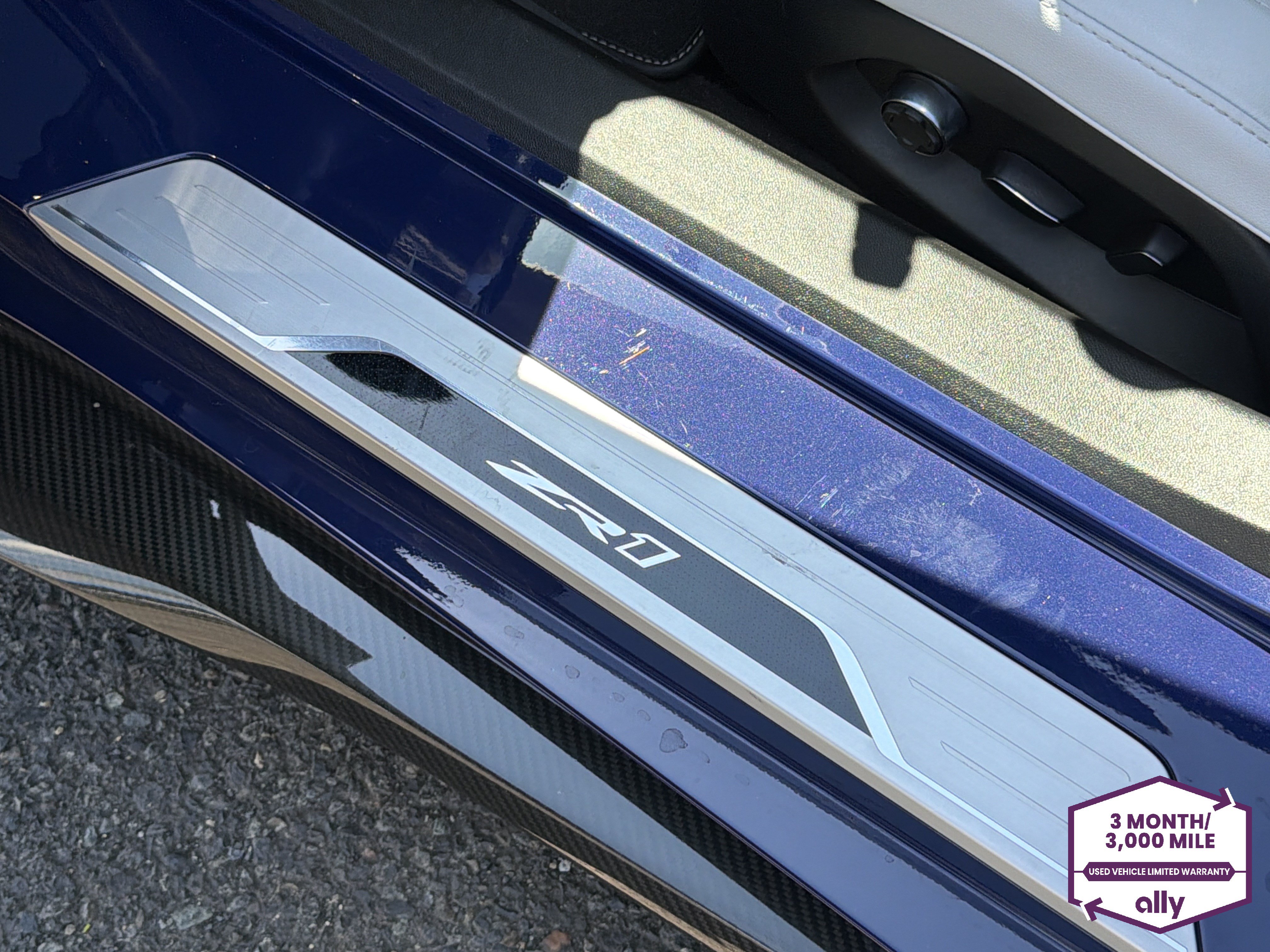 Used 2025 Chevrolet Corvette ZR1 w/ Chrome Exterior Badge Package RWD image 13