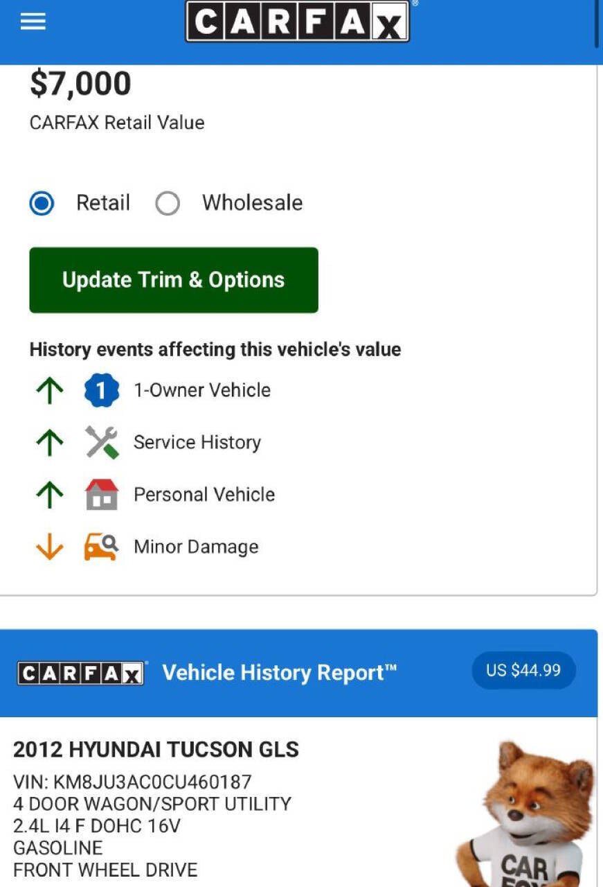 Used 2012 Hyundai Tucson GLS image 18