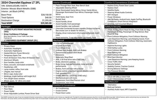 Used 2024 Chevrolet Equinox LT FWD image 4