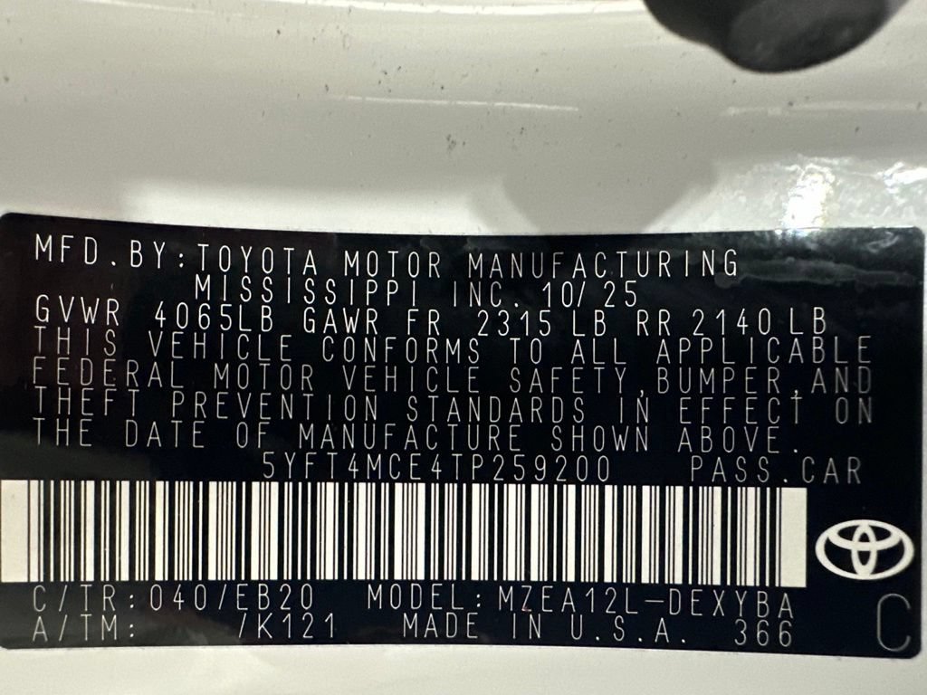 Used 2026 Toyota Corolla XSE FWD image 11