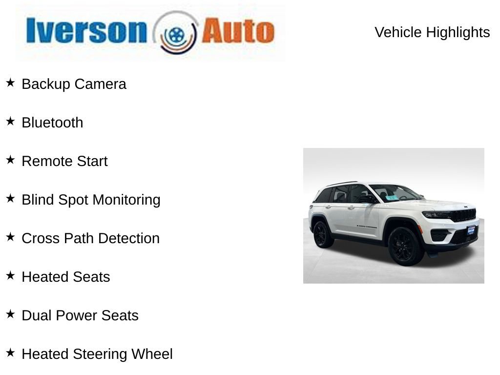 Used 2025 Jeep Grand Cherokee Altitude AWD/4WD image 2