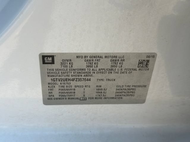 Used 2015 GMC Sierra 1500 SLE w/ All-Terrain Package AWD/4WD image 30