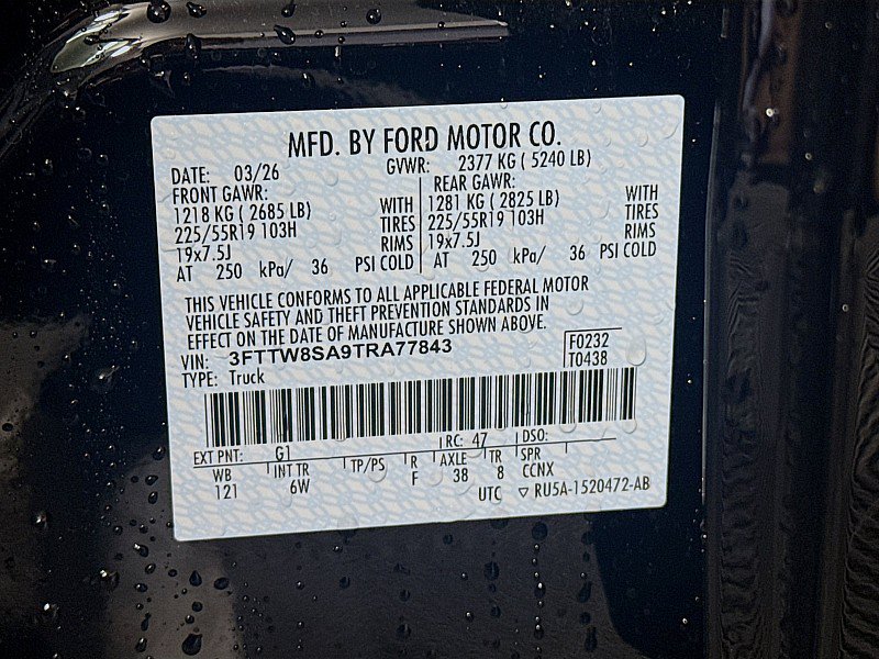 New 2026 Ford Maverick Lariat w/ Black Appearance Package AWD/4WD image 32