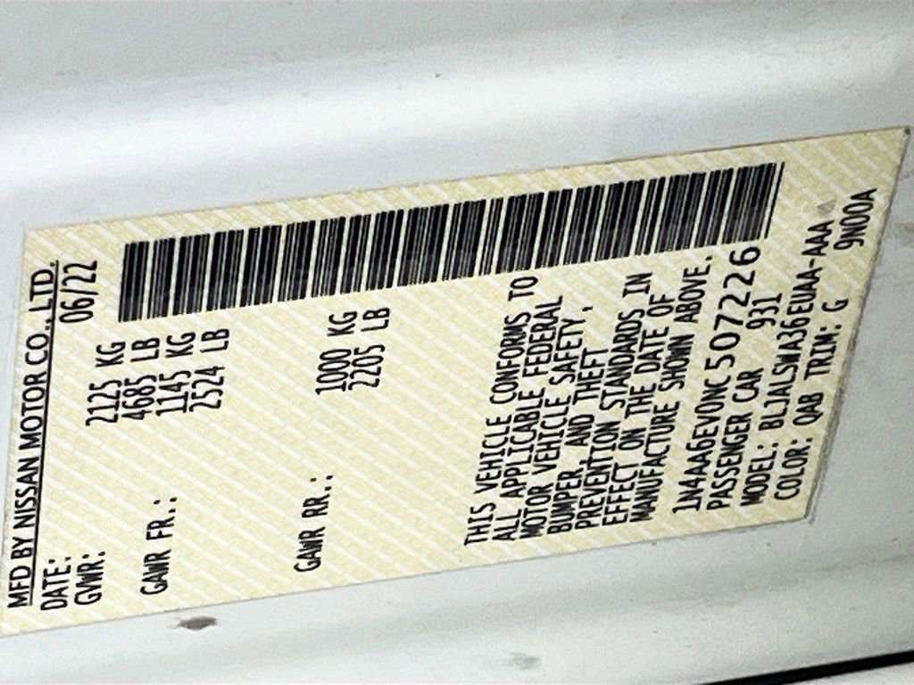 Used 2022 Nissan Maxima SR w/ Sport Mat Group image 33