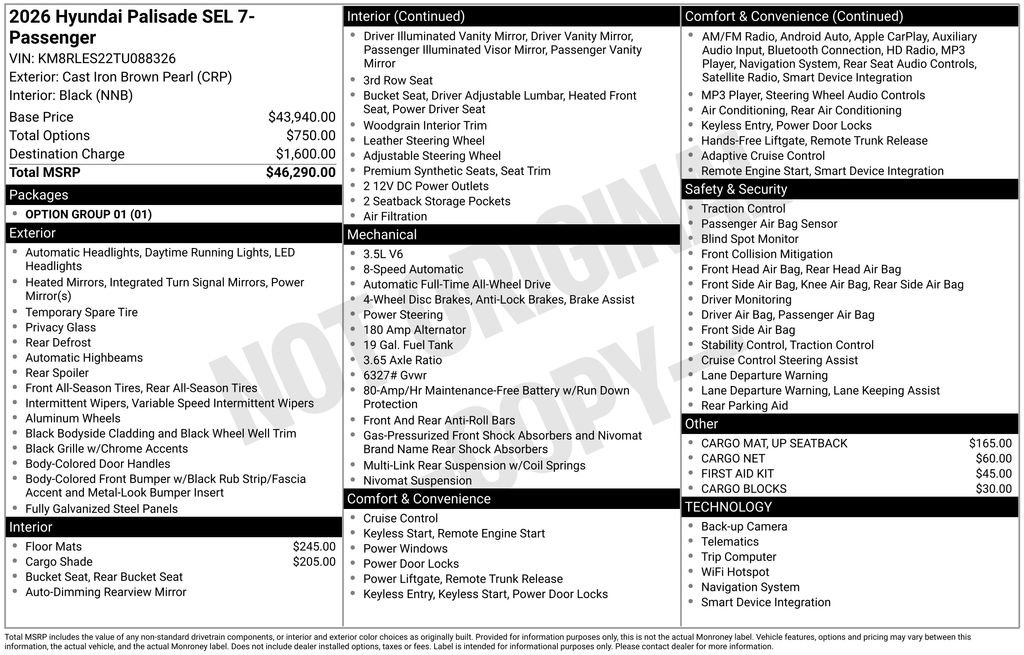 New 2026 Hyundai Palisade SEL image 24