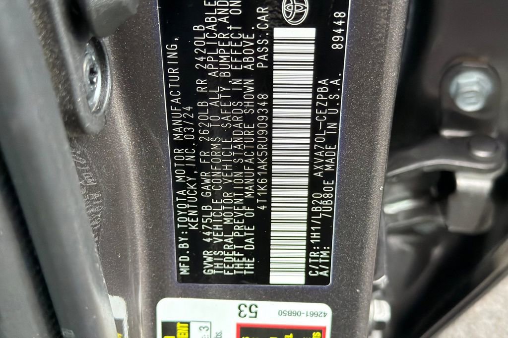 Used 2024 Toyota Camry XSE FWD image 24