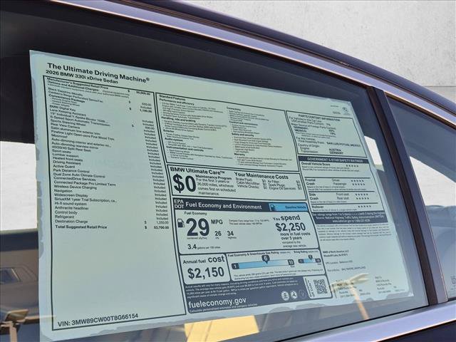New 2026 BMW 330i xDrive Sedan w/ Convenience Package AWD/4WD image 18